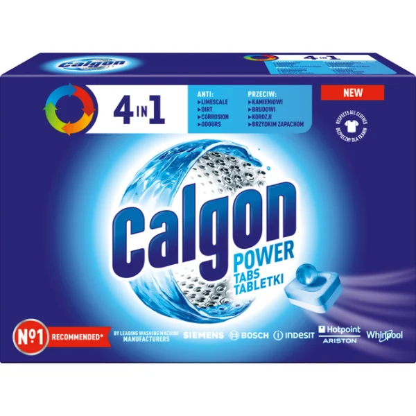 Таблетки для очищення барабана Somat Calgon 18шт